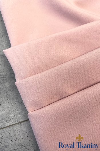 Klasyczma bardzo uniwersalna tkanina gładka różowa BARBI Marchiano